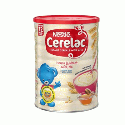 Nestlé Cerelac Honey & Wheat With Milk 12 months (Tin)